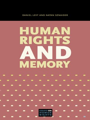 cover image of Human Rights and Memory